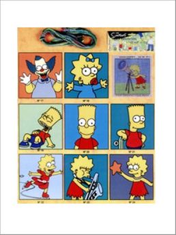Botón Fil kits medio punto y punto de cruz – the Simpsons