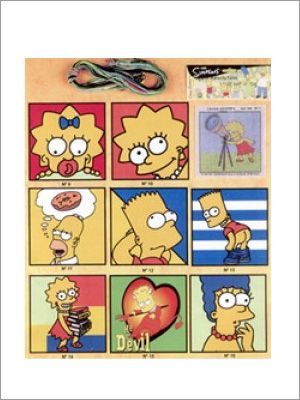 Botón Fil kits medio punto y punto de cruz – the Simpsons